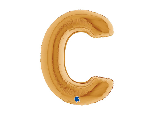 Fólia lufi C betű arany - 40" - 1 db.