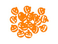 Halloween tök konfetti - 30 db.