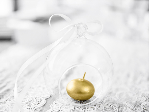 Szatén szalag, fehér , 6 mm / 25 m, 1 db.